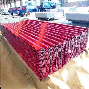 20 22 24 Gauge Color Painted Corrugated Metal Steel Roofing Sheet thumbnail-2