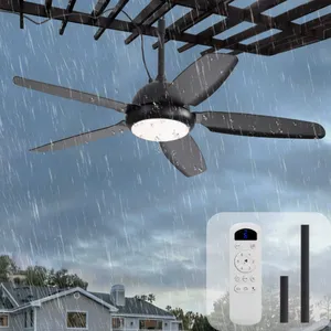 Outdoor Waterproof Five-blade ABS Plug-type Hanging Fan Light（Wechat:13510231336） thumbnail-1