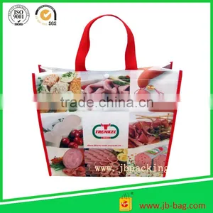 2015 Handled Outdoor Fitness Snap Buttons Non Woven Insulated Lunch Cooler Bag/ Resealable Cooler Bag thumbnail-1