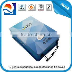 Newest Designed CD Metal Tin Box With Handle thumbnail-1