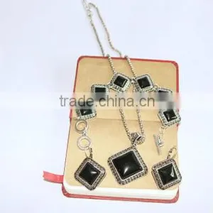 Earring+Bracelet+Necklace Jewelry Set /Customize Design American and Eruozone Jewelry Set thumbnail-2