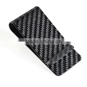 Cool Mini Carbon Fiber Money Clip Holder thumbnail-1