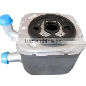 High Quality VW Engine Oil Cooler Aluminum Oil Cooler For VW,AUDI,SKODA,SEAT OE:059117021B thumbnail-1