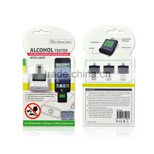 IPEGA for IPhone / IPad Backlight Screen Breath Breathalyzer Alcohol Tester Wholesale Quality Choice thumbnail-2