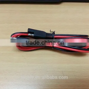 Black /red Twins Wire Two End Molding SAE 4.57plug Male Female Power Cable thumbnail-3
