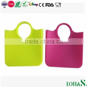 Wholesale Colored Silicone Rubber Tote Bag Female Bag thumbnail-1