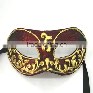 Manufacture Cheap Wholesale Plastic Halloween Party Face Mask Cheap Black Party Mask thumbnail-4
