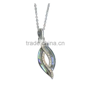 Fashion Women Crystal Rhinestone Silver Plated Long Chain Pendant Necklace Gift thumbnail-1