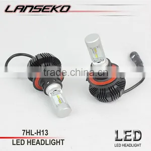 All in One Auto Led Headlight Hi Lo Beam H4 H13 9004 9007 Led Headlight Conversion Kit thumbnail-1