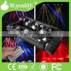 8pcs Moving Head Disco RGBW 4IN 1 Led Spider Beam Moving Head Light 10w thumbnail-6