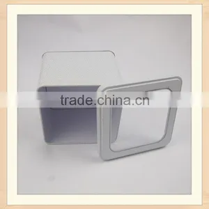 Metal Square Tin Box With Clear Top thumbnail-4