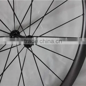 China Carbon Wheels Wide Edge Carbon Road Bike Wheels Carbon Bicycle Wheels W56C thumbnail-2