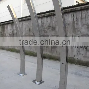 Audemar 3MM Thick Aluminum Or 2.5MM Stainless Steel Curve Outdoor Shower Accessories Quality Choice thumbnail-1