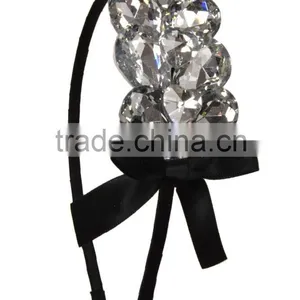 Faux Gemstone With Heart Shape Stone Hairband/Heanband thumbnail-2