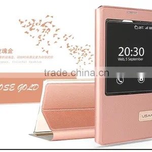 USAMS Muge Series Window PU Leather Stand Flip Cover Case For Huawei Mate 8 MT-5338 thumbnail-3