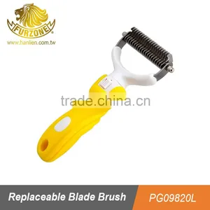 Replaceable Blade Brush Pet Dog Grooming thumbnail-3