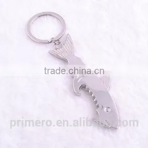 Key Ring Key Chain Alloy Cool Fish Shark Beer Bottle Opener Keychain Unique Gifts thumbnail-4