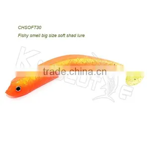 CHSOFT30 Drop Fishing Bass Fishing Series Shad Bait Soft Fishing Lure in Bright Colors thumbnail-1