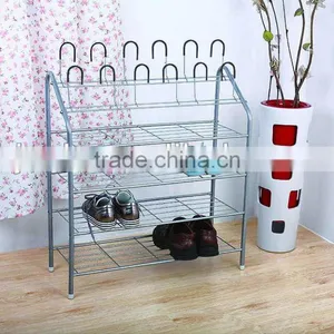 Factory Price 4 Tier Functional Metal Shoe Storage thumbnail-1