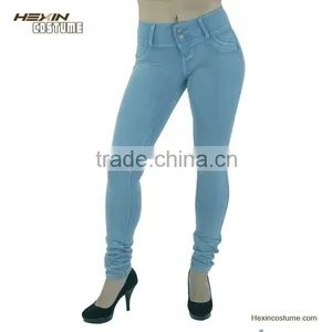 Butt Enhancer Fashion Women Skinny Jeans thumbnail-6