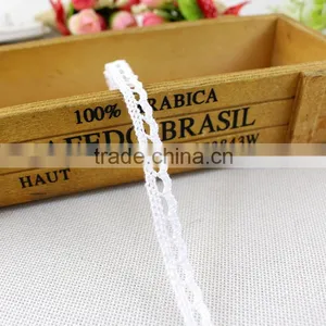 2016 High Quality Factory Price Luxury Cotton Lace Trimming Fabric for Weding Dress Market in Dubai thumbnail-1