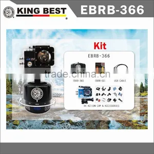 KING BEST 360 Degree Panorama Shooting Kit Sports DV Action Diving Sport dv Action Camera and Pan Kit thumbnail-2