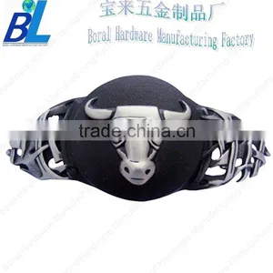 Painted Creative Metal Bull Head Belt Buckles thumbnail-1