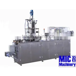 MIC- 250 Plastic Aluminum Thermoforming Blister Packing Machine for Medicne Food Cosmetic With GMP thumbnail-1