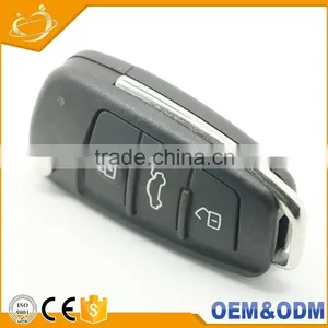3 BUTTON FOLDING FLIP REMOTE KEY SHELL CASE FOB FOR AUDI A2 A3 A4 A6 A6L A8 TT thumbnail-4