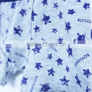 OEM Boys Shorts Boxer With Print Organic Cotton Boy Underwear thumbnail-3