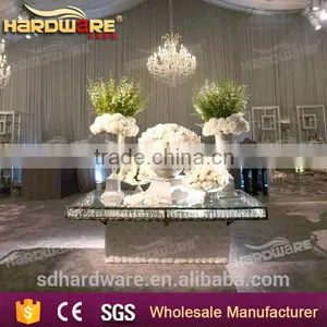 Hotel Crystal Chandelier Table/square Glass Crystal Dining Hotel Table thumbnail-4
