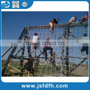 Children Climbing Cargo Net Black for Swing Set and Obstacal Race thumbnail-1