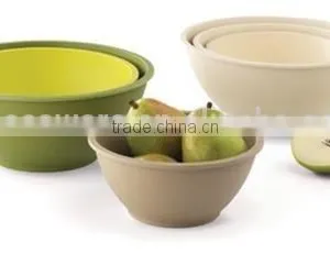 Eco-friendly Bamboo Fiber Salad Bowl 5set thumbnail-3