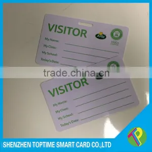 Hole Punched PVC Plastic ID Card thumbnail-2