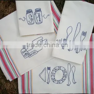Wholesale Promotional Cheap Custom Linen Cotton Tea Towel thumbnail-4