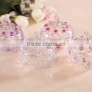 Home Decorative Crystal Glass Candy Pot thumbnail-3