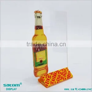 Full Color Printing Acrylic Display Stand for Beer /Drink/ Wine Promotion thumbnail-4