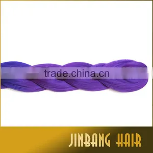 Hot Wholesale 100g 24inch High Temperature Synthetic Hair Premium Ombre Jumbo Braid thumbnail-3