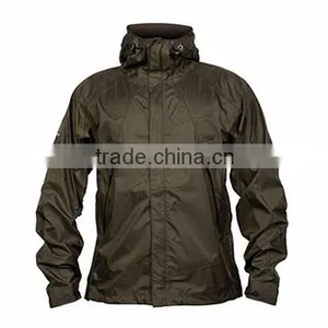 Men Autumn Outdoor Dark Olive Waterproof Jacket thumbnail-1