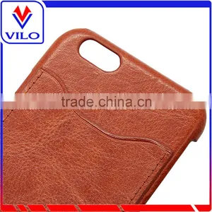 Ultra Slim PU Leather Back Cover Case With Card Slot For Iphone 6 thumbnail-3