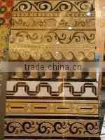 Porcelain Golden Decorated Skirting Lines 600*150mm thumbnail-1
