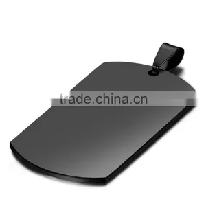 Low Price Dog Tag Pendant Hot Sales Mens Dog Tag High Quality Black Dog Tags thumbnail-1