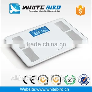150kg LCD Electronic Digital Tempered Glass Body Fat Analyzer Scale thumbnail-1