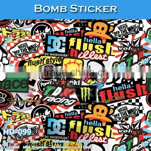 HD-094 CARLIKE High Quality Car Wrap Sticker Bomb Car Foil thumbnail-6