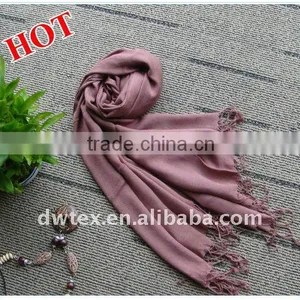 Fashion Lady's Plain Pashmina Scarf Shawl thumbnail-1