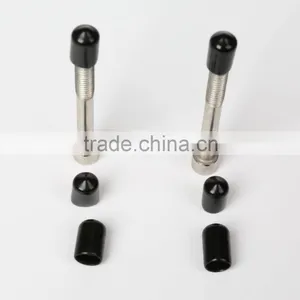 Inside Dia 45mm Black Plastic Tubing Pipe Cover Tips thumbnail-2
