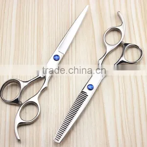 Barber Scissor High Quality With Thinning Scissors Set/salon Barber Scissors/Hair Cutting Left Handed Scissors Set 6.0" thumbnail-1