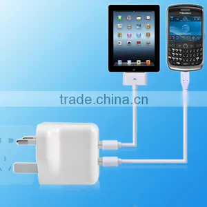 Phone Charger AC Wall Charger EU/US/UK Plug Electric Adapter thumbnail-2