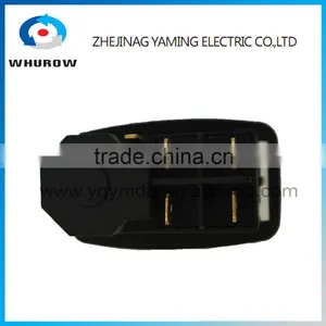 Ignition Momentary Press Push Button Switch YCZ2 Emergency Stop 5 Pin 12A 120V IP55 250V On Off Red Green Sign Wiring Brass Feet thumbnail-3