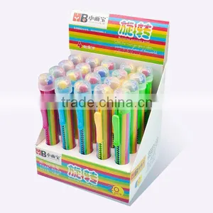 Student' Crayons,4 Colors Rotating Crayon,4 in 1 Crayon thumbnail-6